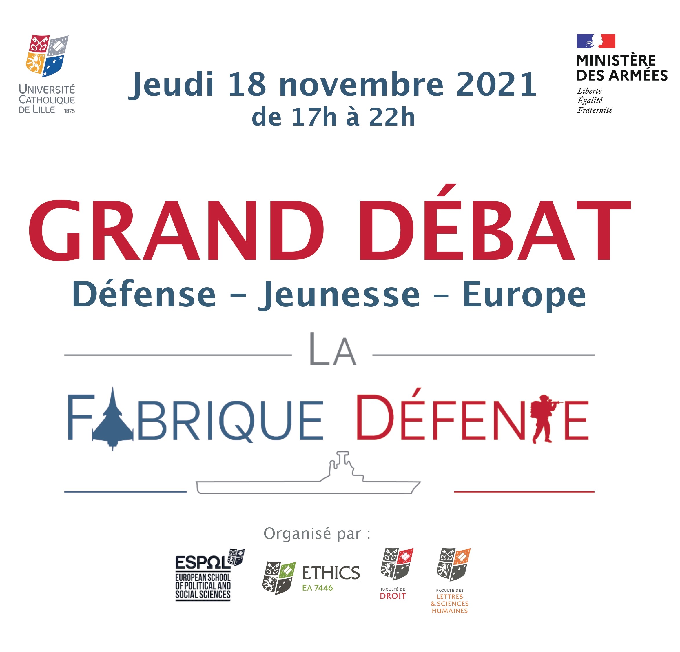 Participation au Grand Débat (La Fabrique Défense) FLSH